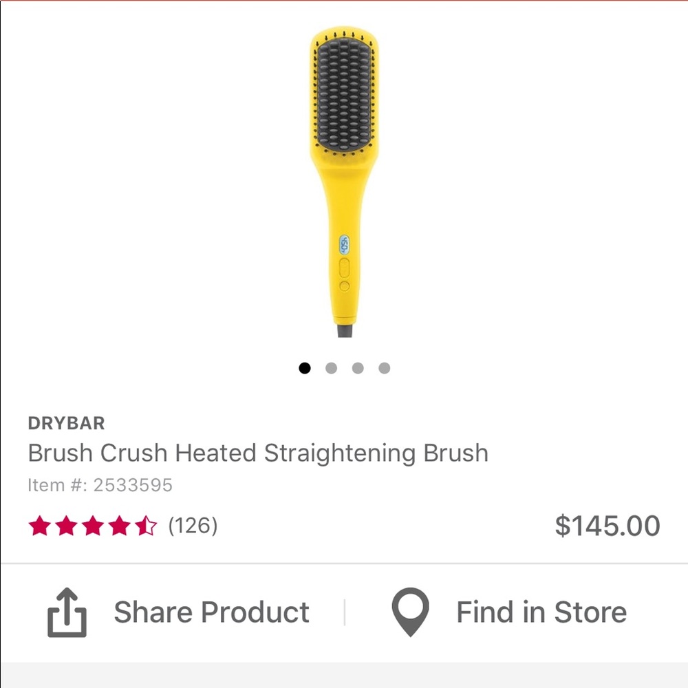 DRYBAR Brush Crush Heated Straightening Brush